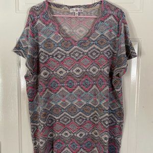 Derek Heart Plus Aztec Tee